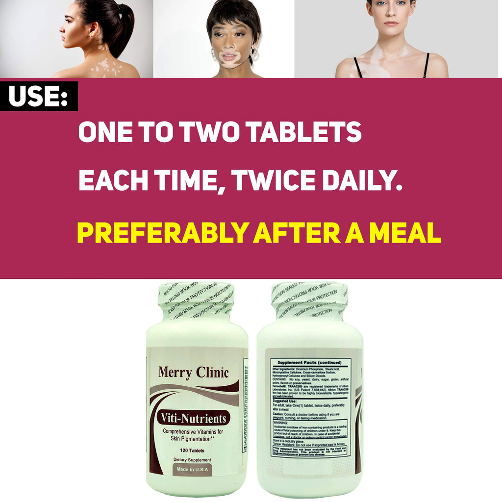 Merry Clinic Viti-Nutrients Comprehensive Vitamins for Skin Pigmentation - 120 Tablets