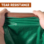 Tarp 20x30 ft 100% Waterproof 7mil Durable Grommets and Reinforced Edges,Uv Resistant,Green/Brown Tarp,Emergency Rain Shelter,Outdoor Cover and Camping Use -by MVPNET