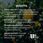 Utzy Naturals Berbercol | 500mg Citrus Bergamot (as Bergamonte) & Berberine | Naturally Supports Heart Health and More | 60 Capsules