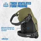 Sellstrom Ultra Flex III KneePro Professional Knee Pads for Men & Women with Triple-Layer Foam Cushioning, Heavy Duty Outer Shell, Speed Clips - for Construction Work, Gardening, Roofing, Flooring