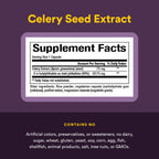 Celery Seed Extract by Natural Factors, Herbal Supplement for a Healthy Circulatory System, 60 Capsules