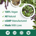 Nested Naturals Luna Sleep Aid - Non-Habit Forming Natural Sleeping Pills for Adults with Naturally Sourced Ingredients - Valerian Root, Melatonin, Chamomile, Lemon Balm, and More - 60 Vegan Capsules