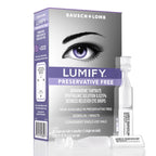 LUMIFY Preservative Free Eye Drops for Red Eyes, Redness Reliever for Sensitive Eye, Brighter and Whiter Looking Eyes, Works in 1 Minute & Lasts Up to 8 Hours, 20 Single-Use Vials