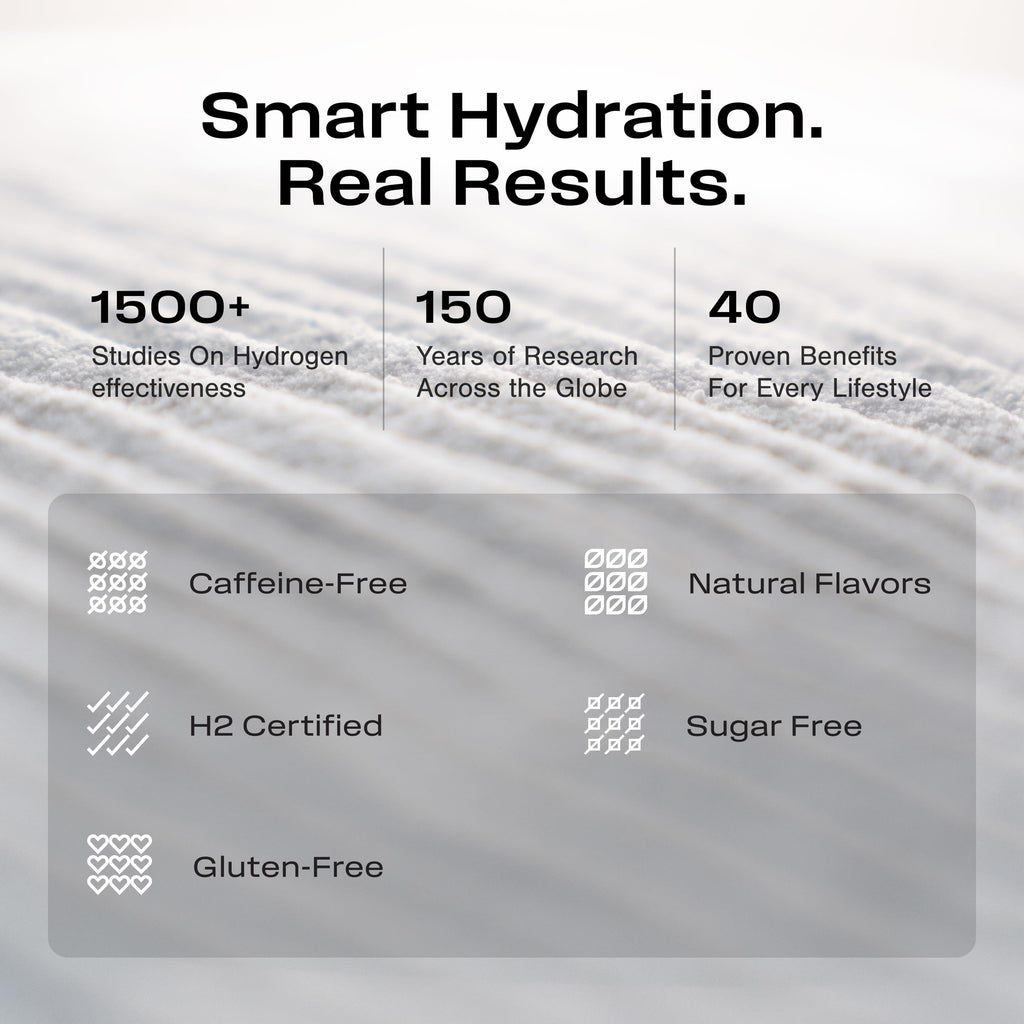 Echo Molecular Hydrogen Drink Mix - 16 PPM - On-The-Go Gut Health Mix for Instant Hydrogen Water with Magnesium + Prebiotic Fiber - Crisp Apple Flavor - 30 Count