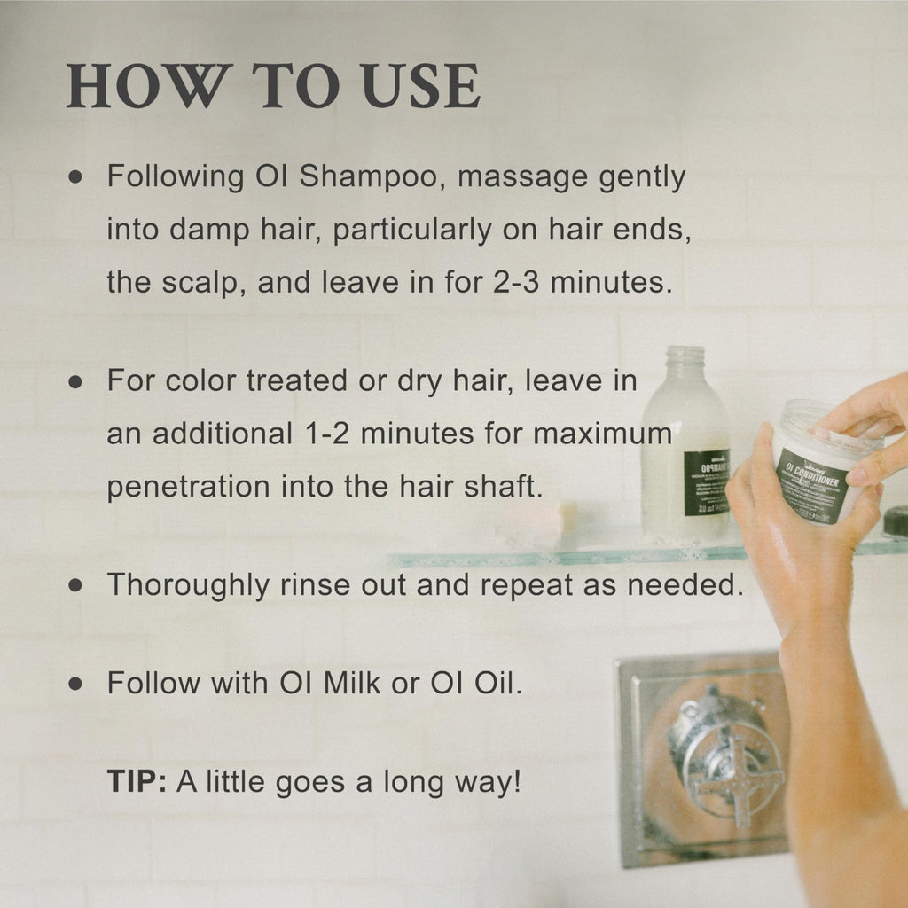 Davines OI Conditioner Daily Softening Silky Cream, For All Hair Types
