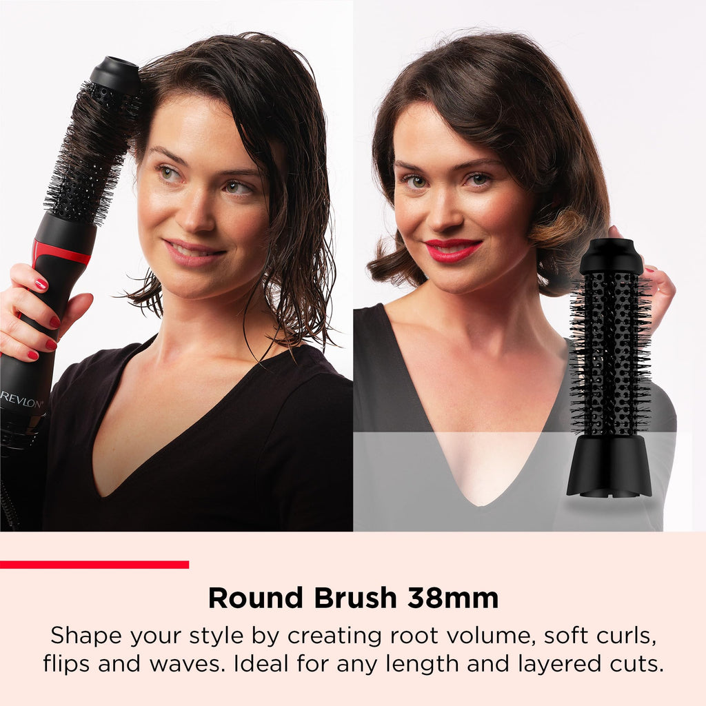 REVLON One-StepTM Blow-Dry Multi Air Styler 5-in-1 (Detachable Heads, Curler, Dryer, Volumiser, Styler and Shape Enhancer). RVDR5370