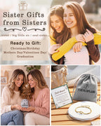 Sister Gifts, Sisters Birthday Jewelry Gifts from Sister Knot Bracelet