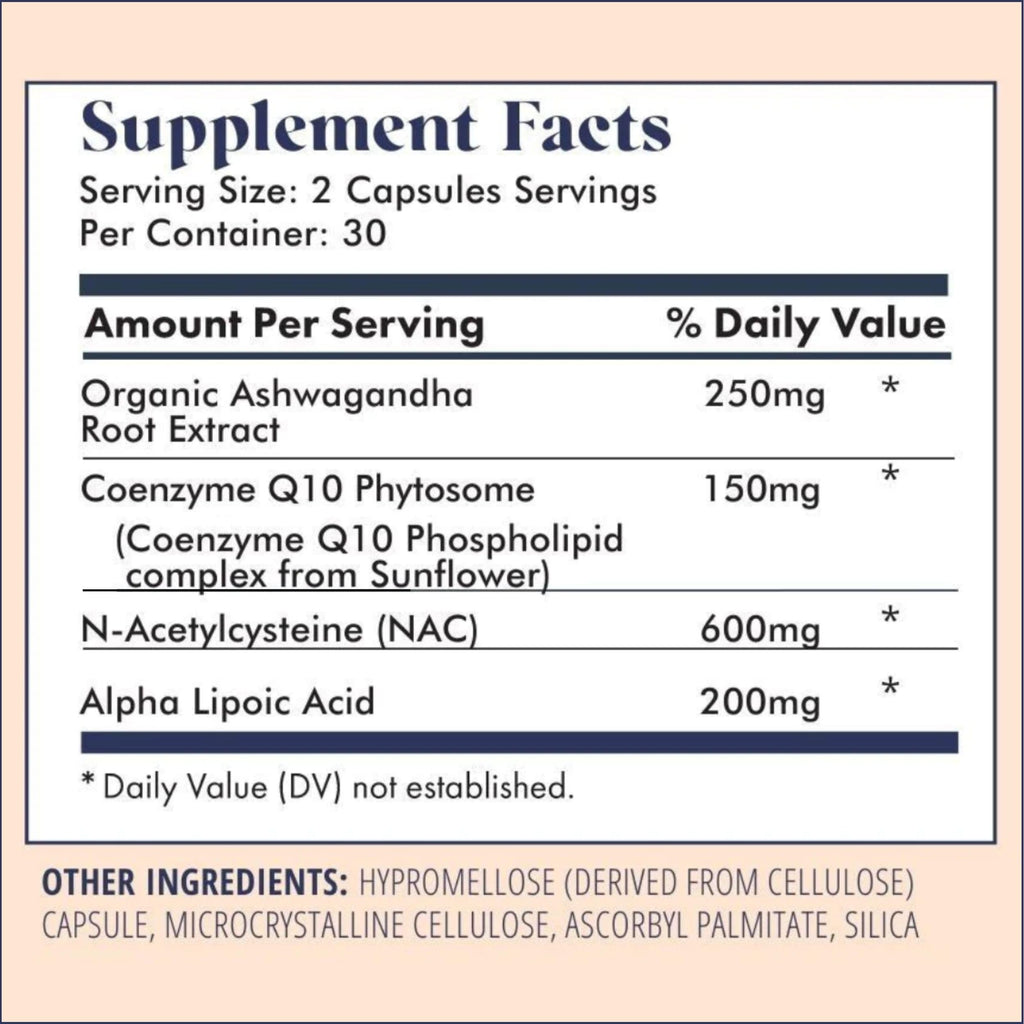 FullWell Fertility Booster - Conception Support for Men & Women - Supports Egg & Sperm Quality - Reproductive Health - CoQ10, Ashwagandha, NAC & ALA - 60 Count (30 Servings)