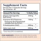 FullWell Fertility Booster - Conception Support for Men & Women - Supports Egg & Sperm Quality - Reproductive Health - CoQ10, Ashwagandha, NAC & ALA - 60 Count (30 Servings)