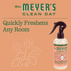 MRS. MEYER'S CLEAN DAY Room and Air Freshener Spray, Non-Aerosol Spray Bottle Infused with Essential Oils, Geranium, 8 Fl. Oz (Pack of 3)