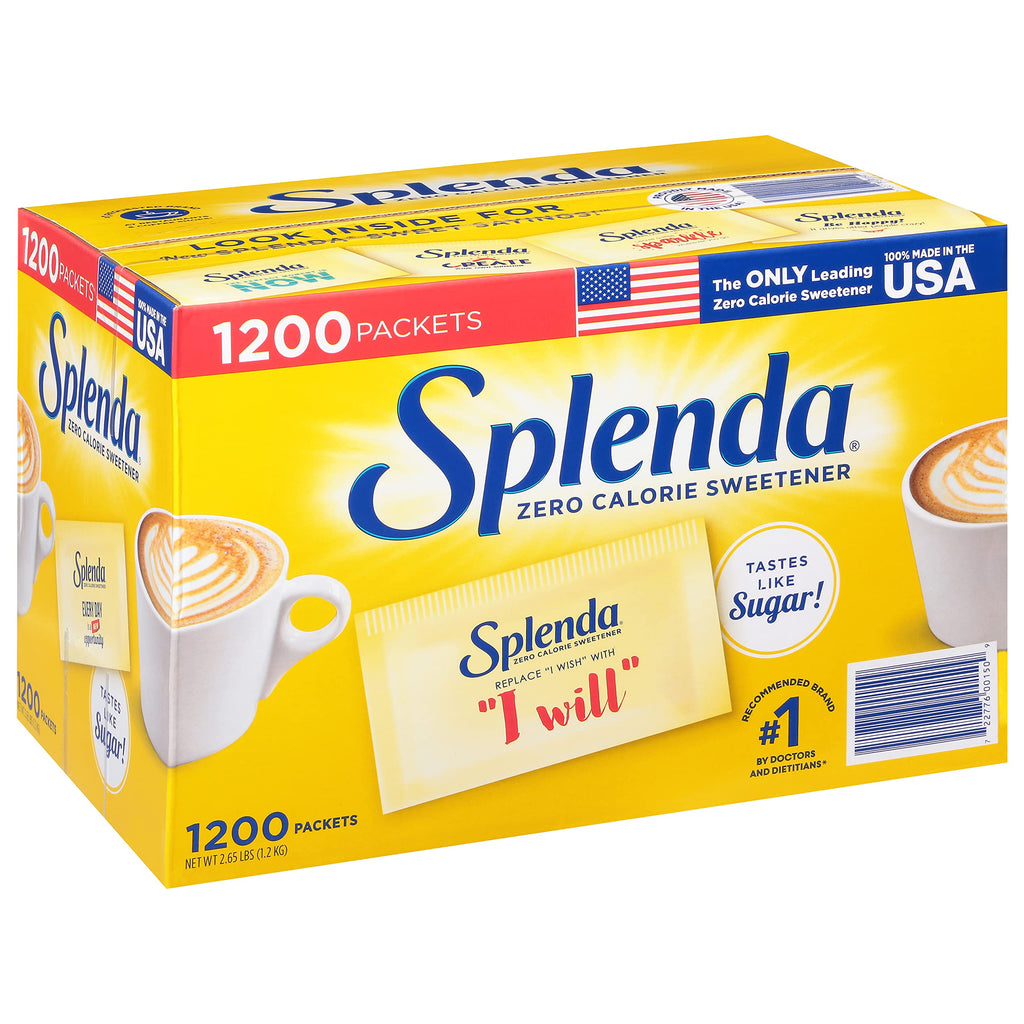 SPLENDA No Calorie Sweetener, Single-Serve Packets (1200 Count)
