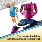 LEGO Marvel Fantastic Four vs. Galactus Construction Figure - Super Hero Building Toy - 4 Minifigures, Including The Thing, Invisible Woman and Human Torch - Gift for Kids, Boys and Girls, 9+ 76316