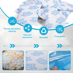 VOISEN 20 Gram 100 Pcs Color-Indicating Silica Gel Packets