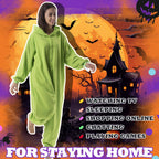 Beauty Shine Unisex Adult Onesie One Piece Pajamas Cosplay Cartoon Costume Halloween Christmas Sleepwear Jumpsuit Homewear(Mike Wazowski, Medium)