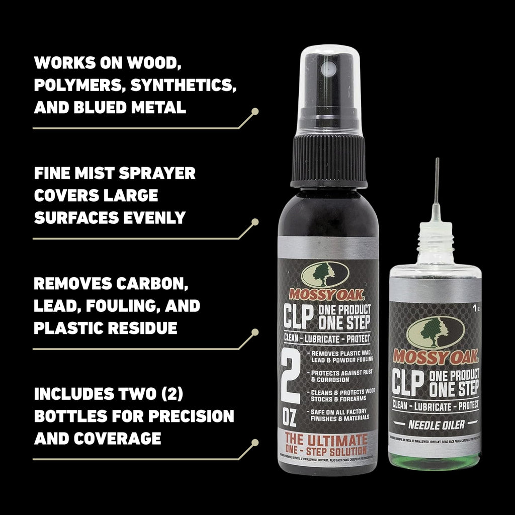 Mossy Oak CLP Gun Cleaning Oil - All-in-One Cleaner, Lubricant, Protectant
