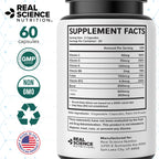 Real Science Neurovascular Balance – Natural Blood Circulation Supplements for Energy & Endurance – with Vinitrox & GABA for Nitric Oxide Circulation and Nervous System Support – Made in USA, 60 Caps