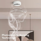 Kidde Smoke & Carbon Monoxide Detector, AA Battery Powered, Voice Alerts, LED Warning Light Indicators