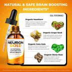 Neuron Gold Drops, Premium Neuron Gold for Neuropathy & Nerve Health Support Supplement Droppers - Maximum Strength, All Natural Ingredients, NeuronGold for Overall Health & Wellness Reviews (5 Pack)