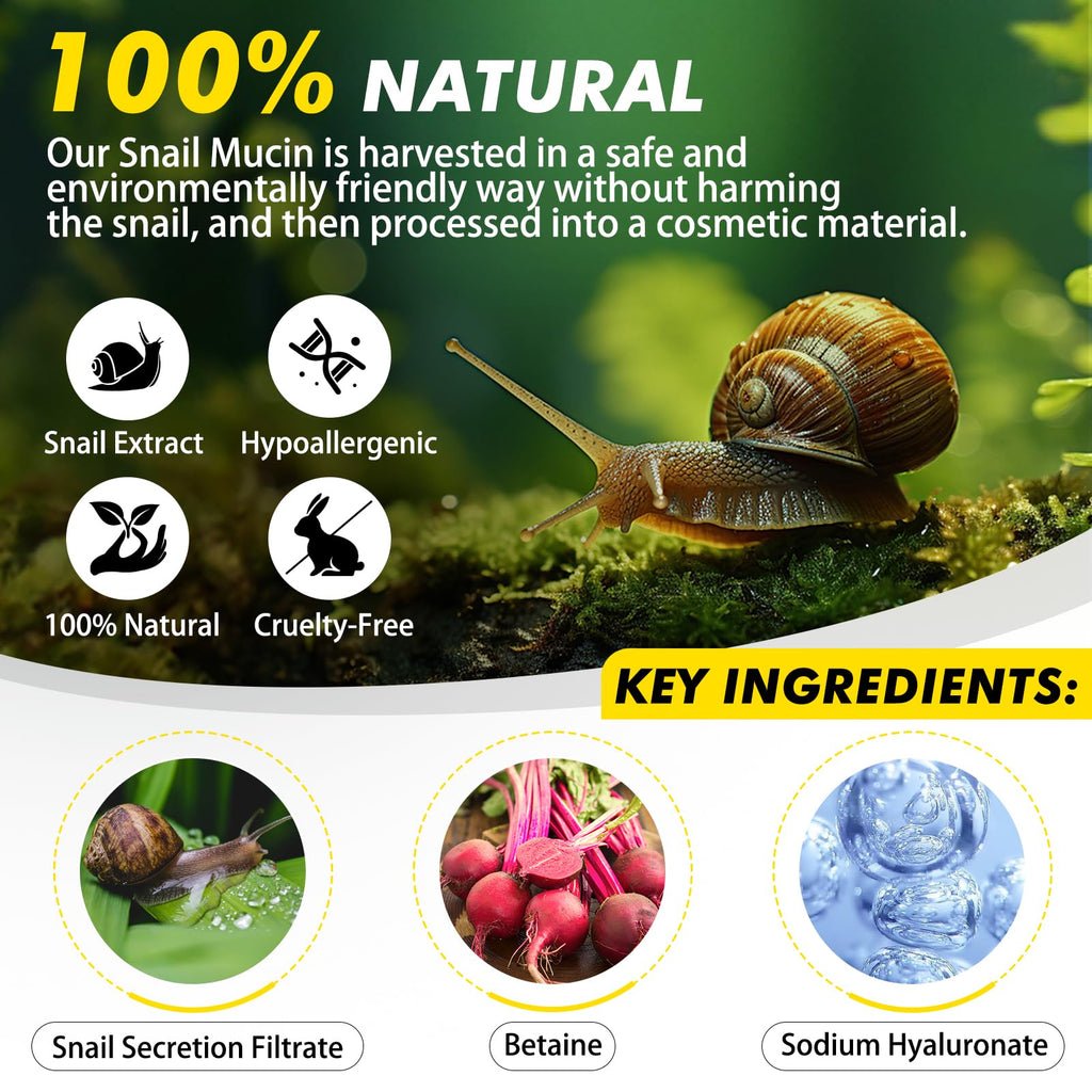 ITSDAWN 2 Pack Snail Mucin 92% Face Cream 100g, Moisturizer Hydrating Cream for Dry & Sensitive Skin, All Skin Types