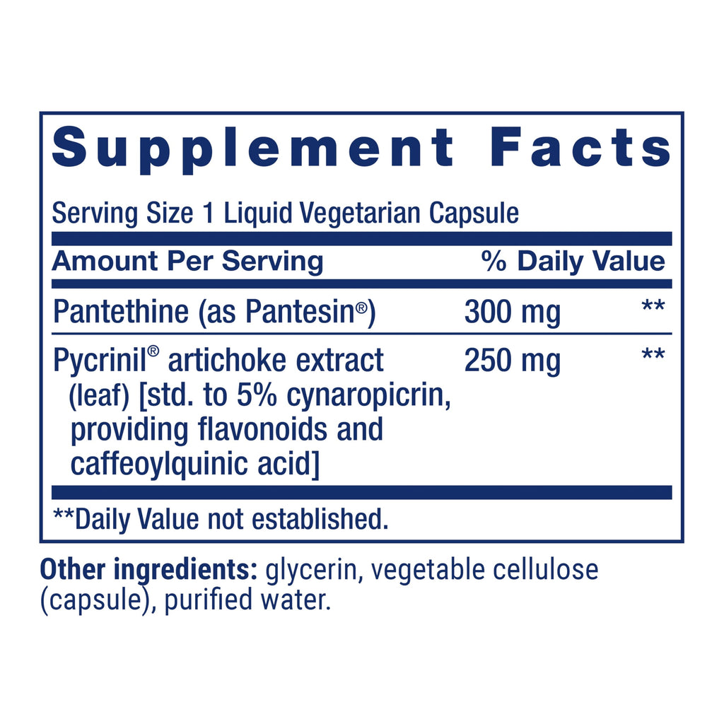 Life Extension CHOL-Support™, Helps Maintain Already Healthy Cholesterol, Heart Health, Artichoke Leaf Extract, Vitamin B5 pantethine, Gluten-Free, Non-GMO, Vegetarian, 60 Capsules