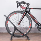 CHEPARK Bike Floor Stand Rack- Indoor Bike Stand for Garage/Home - Bike Storage Bicycle Parking Rack Fit 20”-29” Mountain Road Bikes (1 Bike Rack)