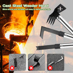 3 Pack Weed Remover Tool, Manual Weeders Set for Garden Cracks, Flower Bed