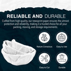 Purple Papers White Bulk Packing Paper | 1600 sheets | 27" x 17" | 50 lbs | Sheets for Moving - Newsprint Paper - Must Have in Your Moving Supplies | Newsprint Papers | Packaging Paper