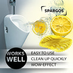 Spargos Urinal Screen Deodorizer, 36 Pack, Anti-Splash Cakes