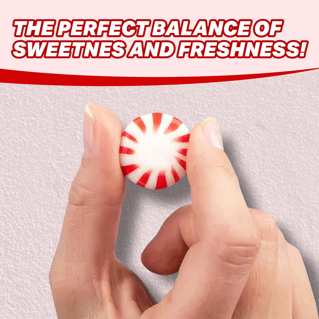 Starlight Peppermint Candy Bulk - 5 Pounds Approx 450 Candies - Hard Candy Individually Wrapped Christmas - Holiday Mints