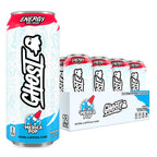 GHOST Energy Drink, Zero Sugars, 12-Pack, 'Merica Pop, 16oz