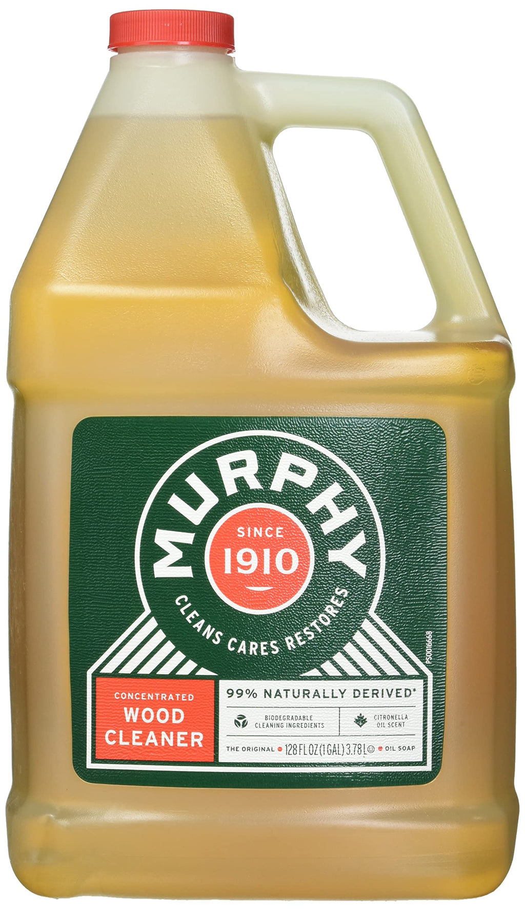 Murphy, CPC01103, 128oz Oil Soap Wood Clnr, 1 Each, Gold