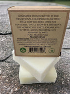 Pure Beef Tallow Soap Bar, (3 Pack) Grass Fed and Finished - Face, Body and Hair - Cleans, Moisturizes, Soothes, and Hydrates. Natural and Organic Frankincense