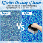 Nilioerup 5 Pcs Pools Pumice Stone, Pool Cleaning Pumice Block with Handle, Pools Tile Cleaner Pumice Stone Remove Stains Cleaning Stone for Swimming Pool, Spa, Bathroom, Kitchen (5 Pcs)