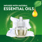 Air Wick Plug in Scented Oil Refill, 10ct, Fresh Linen, Air Freshener, Essential Oils, Eco Friendly Pack