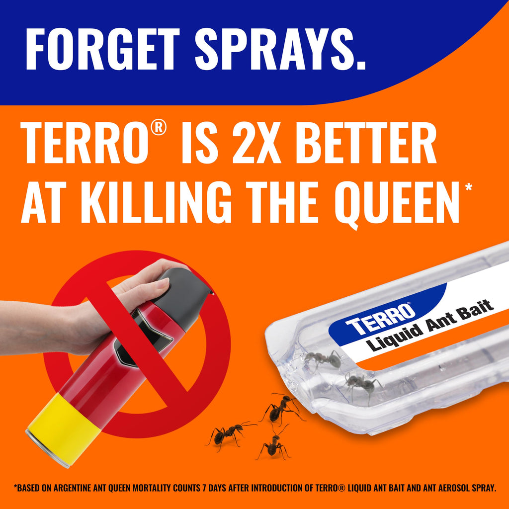 TERRO Liquid Ant Killer Bait Stations, 18-Count, Indoor Ant Traps, T300-3SR