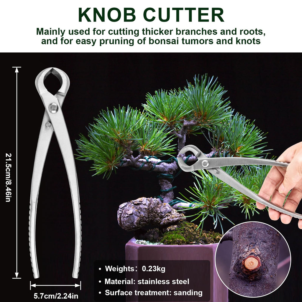 6 PCS Bonsai Pruning Tool Set, 6 Different Roles of Scissors to Meet All the Needs of the Usage Process, for Plant Pruning and Shaping, Free Your Hands and Easy to Finish the Work