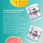 EHP Labs OxyShred Pre Workout Powder - Preworkout Powder with L Glutamine & Acetyl L Carnitine, Energy Boost Drink - Bahama Breeze/Beach, 60 Servings