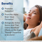 Jarrow Formulas® Theanine 100 mg Gummies, Dietary Supplement That Promotes Calmness, 60 Apple-Flavored Gummies, 60 Day Supply