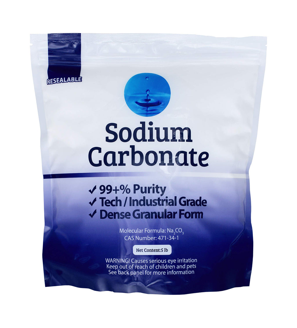 Duda Energy 10 lb Pure Sodium Carbonate Dense Soda Ash Na2CO3 pH Adjust Chemical Spa Pool Cleaning Dishwasher