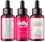 (2 Pack) Jelly Burn Drops - Official JellyBurn Oral Liquid Drops Advanced Premium Formula Maximum Strength, All Natural Ingredients Vitamins for Overall Health & Wellness, 2 Bottles for 2 Months