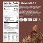 OWYN Only What You Need Chocolate Flavored Protein Powder, 20g Protein, 4g Sugar, 3g Fiber, Dairy Free, Plant Based Protein Powder, 2LB