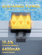 POOLHOUR Solar Pool Lights for Above Ground Pools (Steel Wall Only), LED Pool Wall Light with Remote & Timer, Submersible Underwater Lighting, 10-Color RGB 4-Mode Poolside Solar Lights, 1 Pack