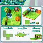 200PCS Magnetic Building Blocks with 6 Baseplate, Magnetic Blocks Cubes for Kids Ages 4-8, Stacking Magnet Blocks STEM Building Toys for Boys Girls Ages 3 4 5 6 7 8-12 Birthday Gifts