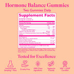 Amy Suzanne Hormone Balance Gummies for Women - Hormone Harmony for Mood, Energy, Bloating - Hormonal PMS, Perimenopause & Menopause Support - Red Raspberry Leaf & Black Cohosh - 60 Gummy Supplements