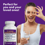 VITASUPPORTMD Tri-Power Circulation Formula - Circulation Supplement with Butcher's Broom, Hesperidin Methyl Chalcone, and Vitamin C, 60 Capsules, for Blood and Leg Circulation, Vein Health Support