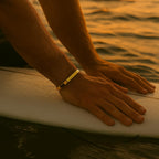 Forge & Foundry Ravick Men's Handcrafted Minimalist Titanium Cuff Bracelet