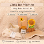 Women's Birthday Self-Care Gift Basket, Sunflower-Themed Sunshine Gift Sunshine Care Gift Set,Christmas Birthday Gift, Dedicated to Women, Mothers, Best Friends, Wives