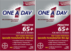 ONE A DAY Proactive 65+, Mens & Womens Multivitamin, Supplement with Vitamin_A, Vitamin_C, Vitamin_D, and Zinc for Immune Health Support*, Calcium, Folic Acid & More, Tablet, 150 Count (Pack of 2)