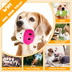 MRSOHRET Dog Squeak Toys Puppy Toys, Tough Dog Toys for Aggressive Chewers