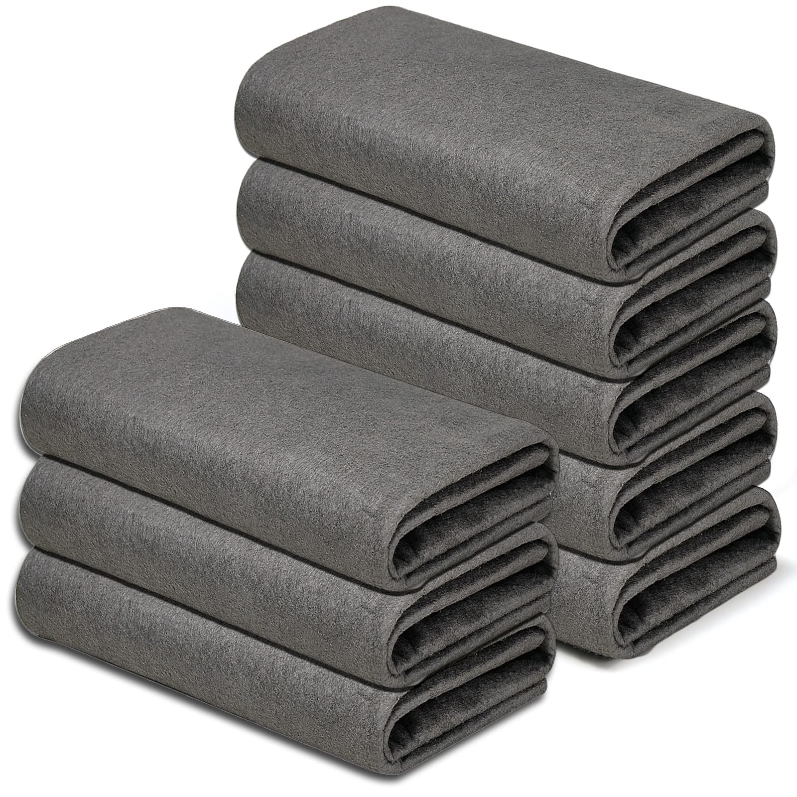 KTT Microfiber Cleaning Cloth,Reusable Thickened Magic Cleaning Cloth.Streak Free Miracle Cleaning Cloth for Home,Window,Mirror Glass and Cars.(12" x 16",8 Pack)